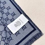 Gucci Wool Small GG Logo Scarf 01 - 4
