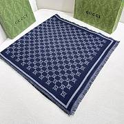 Gucci Wool Small GG Logo Scarf 01 - 2