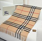 Burberry Shawl features embroidered equestrian motifs 01 - 1