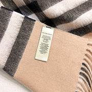 Burberry Shawl features embroidered equestrian motifs 01 - 2