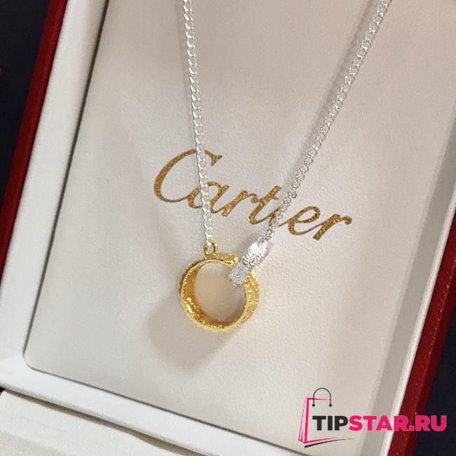 Cartier gold material necklace - 1