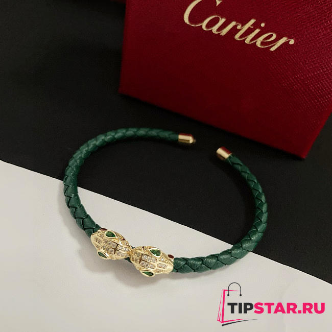 Cartier leather cord bracelet - 1