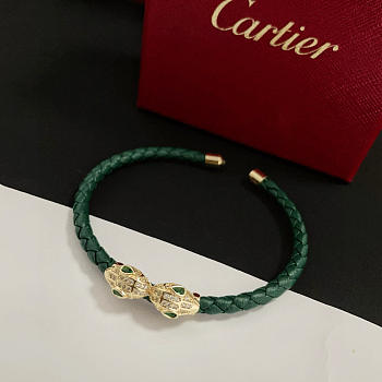 Cartier leather cord bracelet