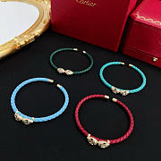 Cartier leather cord bracelet - 6