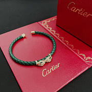 Cartier leather cord bracelet - 3