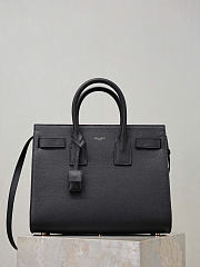 YSL | SAC DE JOUR Grain Leather In Black - 1