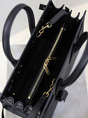 YSL | SAC DE JOUR Grain Leather In Black - 5
