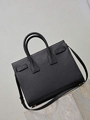 YSL | SAC DE JOUR Grain Leather In Black - 2