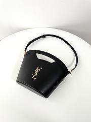 Ysl SAINT LAURENT Celia Mini Shopping Tote Bag Black - 5