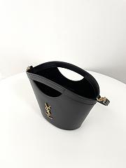 Ysl SAINT LAURENT Celia Mini Shopping Tote Bag Black - 2