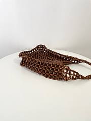 YSL LE 5 À 7 large in wood beads brown - 6