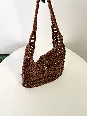 YSL LE 5 À 7 large in wood beads brown - 2