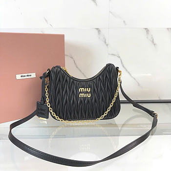 Miumiu Crossbody Bag nappa Leather In Black