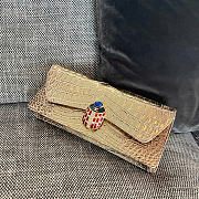 Rare Chanel 19A Crocodile Embossed Gold - 4