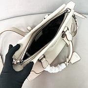 Prada Large leather tote bag White - 6