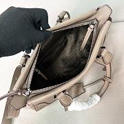 Prada Large leather tote bag Chalk White - 3