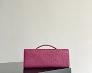 Bottega Veneta Andiamo Clutch Ostrich Leather 04 - 3