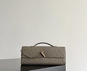 Bottega Veneta Andiamo Clutch Ostrich Leather 03 - 1