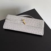 Bottega Veneta Andiamo Clutch Ostrich Leather 02 - 5