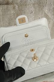 Chanel Classic Mini Double Flap With Hook Blue - 5