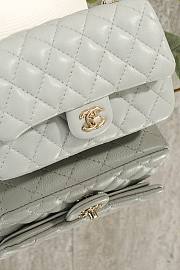 Chanel Classic Mini Double Flap With Hook Blue - 3