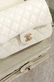 Chanel Classic Mini Double Flap With Hook White - 4