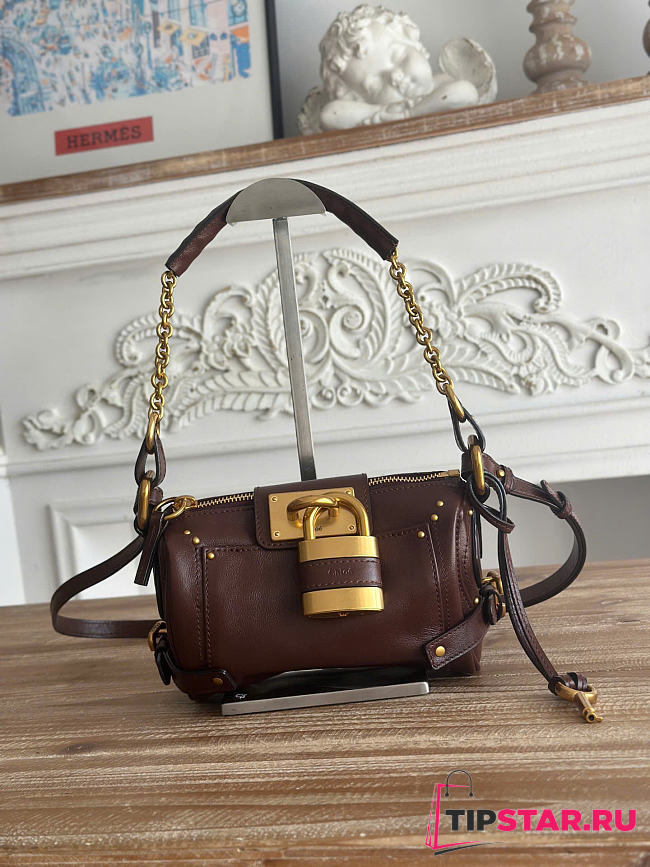 Chloé Small Paddington Chain Bag Brown - 1