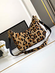 Prada Hobo Horsehair Leopard Print - 6