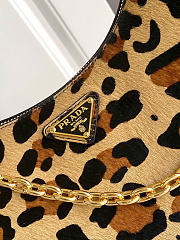 Prada Hobo Horsehair Leopard Print - 3
