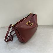 Balenciaga Rodeo Shoulder Bag Burgundy - 2