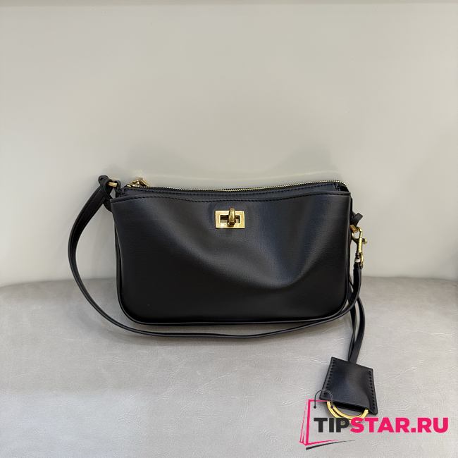 Balenciaga Rodeo Shoulder Bag Black - 1