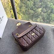 Coach Tabby Nappa Leather Shouder Bag In Burgundy - 4