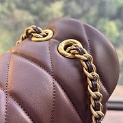 Coach Tabby Nappa Leather Shouder Bag In Burgundy - 2