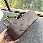 Coach Tabby Nappa Leather Shouder Bag In Burgundy - 3