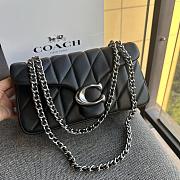 Coach Tabby Nappa Leather Shouder Bag In Black - 3