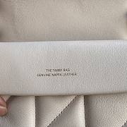 Coach Tabby Nappa Leather Shouder Bag In White - 2