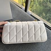 Coach Tabby Nappa Leather Shouder Bag In White - 3