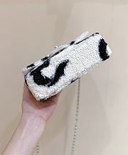 Chanel Flap Bag in Sequins Metallic accents white - 5