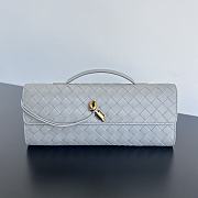 Bottega Veneta Andiamo Long Clutch In Blue - 1