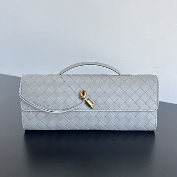 Bottega Veneta Andiamo Long Clutch In Blue