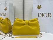 Jonathan Anderson Dior Bow Bag In Yellow Size 26 - 3
