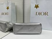 Jonathan Anderson Dior Bow Bag In Silver Size 26 - 4