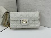 Dior Jolie Mini Bag White Cannage Lambskin - 1