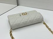 Dior Jolie Mini Bag White Cannage Lambskin - 5