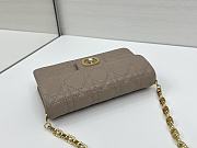 Dior Jolie Mini Bag Beige Cannage Lambskin - 6