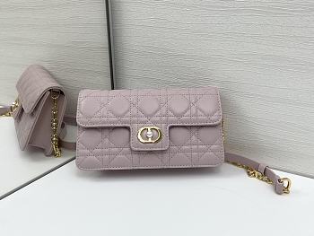 Dior Jolie Mini Bag Pink Cannage Lambskin