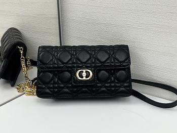 Dior Jolie Mini Bag Black Cannage Lambskin