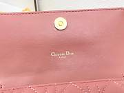 Dior Caro Pouch with Chain In Pink - 6