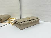 Dior Caro Pouch with Chain In Beige - 5