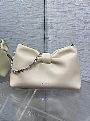 Jonathan Anderson Dior Bow Bag In White Size 26 - 6